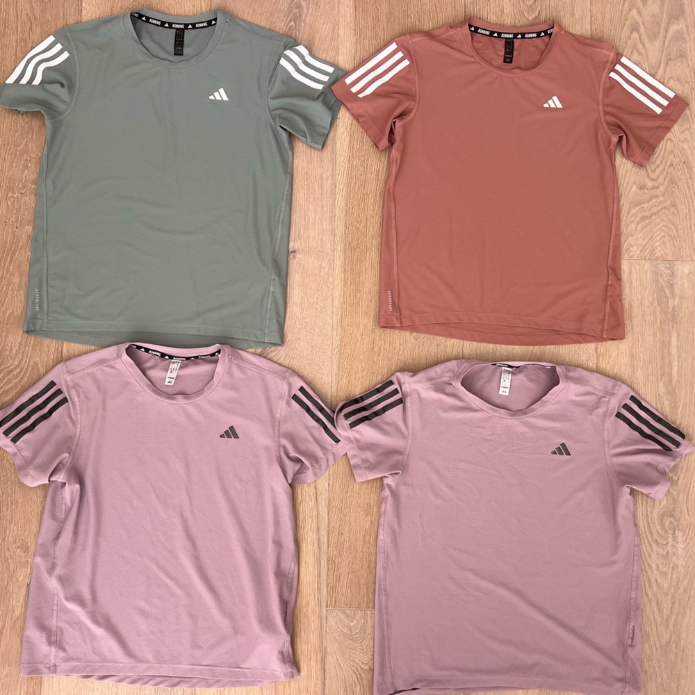 Adidas waffle fabric t-shirts woman’s XS-S girls’ 12-16